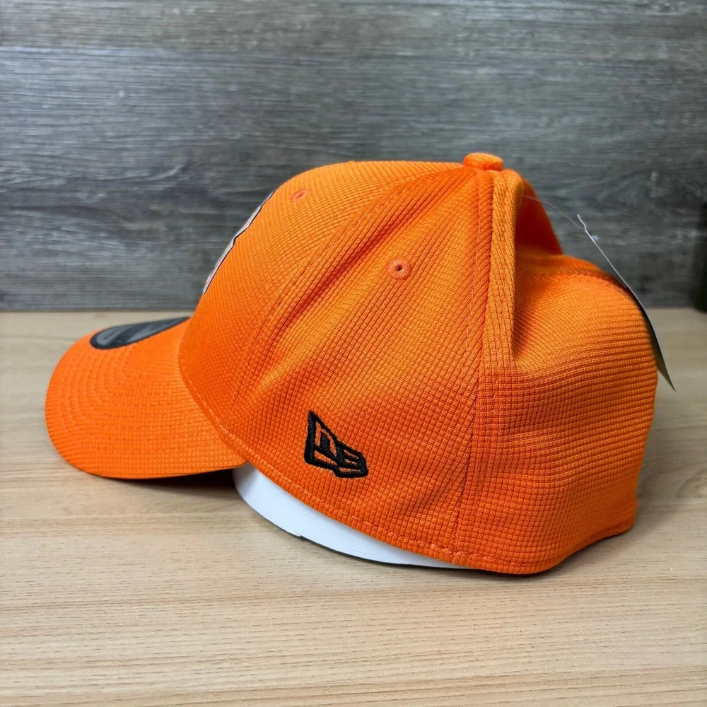 Houston Dynamo Hat Cap Fitted Size L-XL Orange Soccer MLS‎ New Era NWT